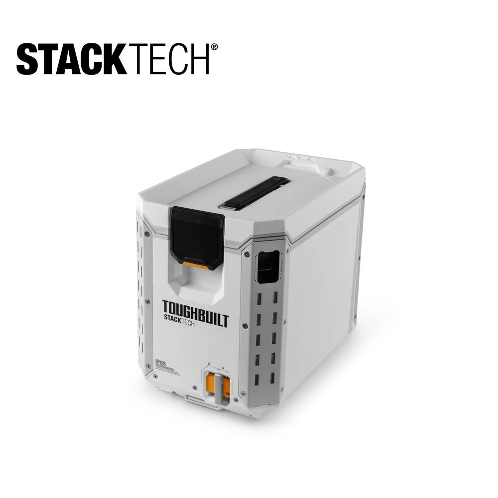 TOUGHBUILT STACKTECH Compact White 16-Quart Insulated Chest Cooler | TB-B1-C-60C