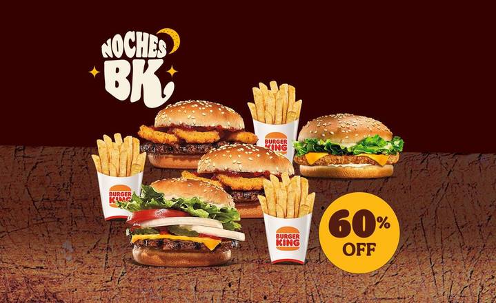 Noches BK - 60% OFF