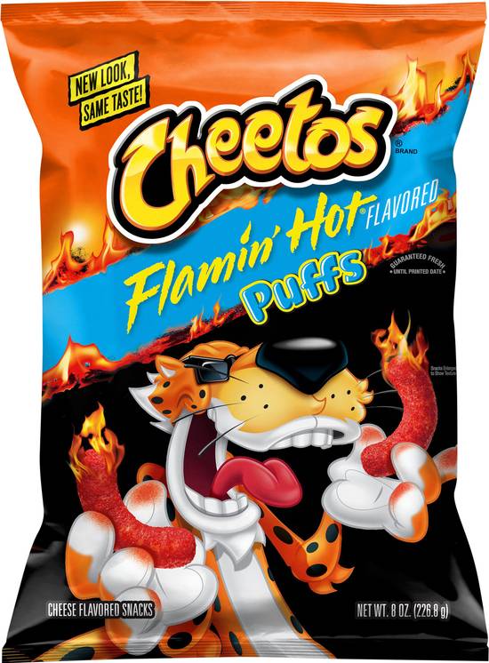 Cheetos Real Snack Puffs (flamin' hot-cheese)