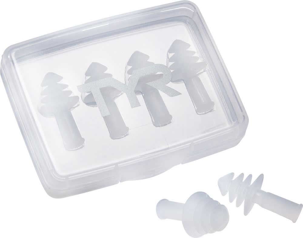 TYR Ergo Flex Ear Plugs- 2 Pack (Clear)