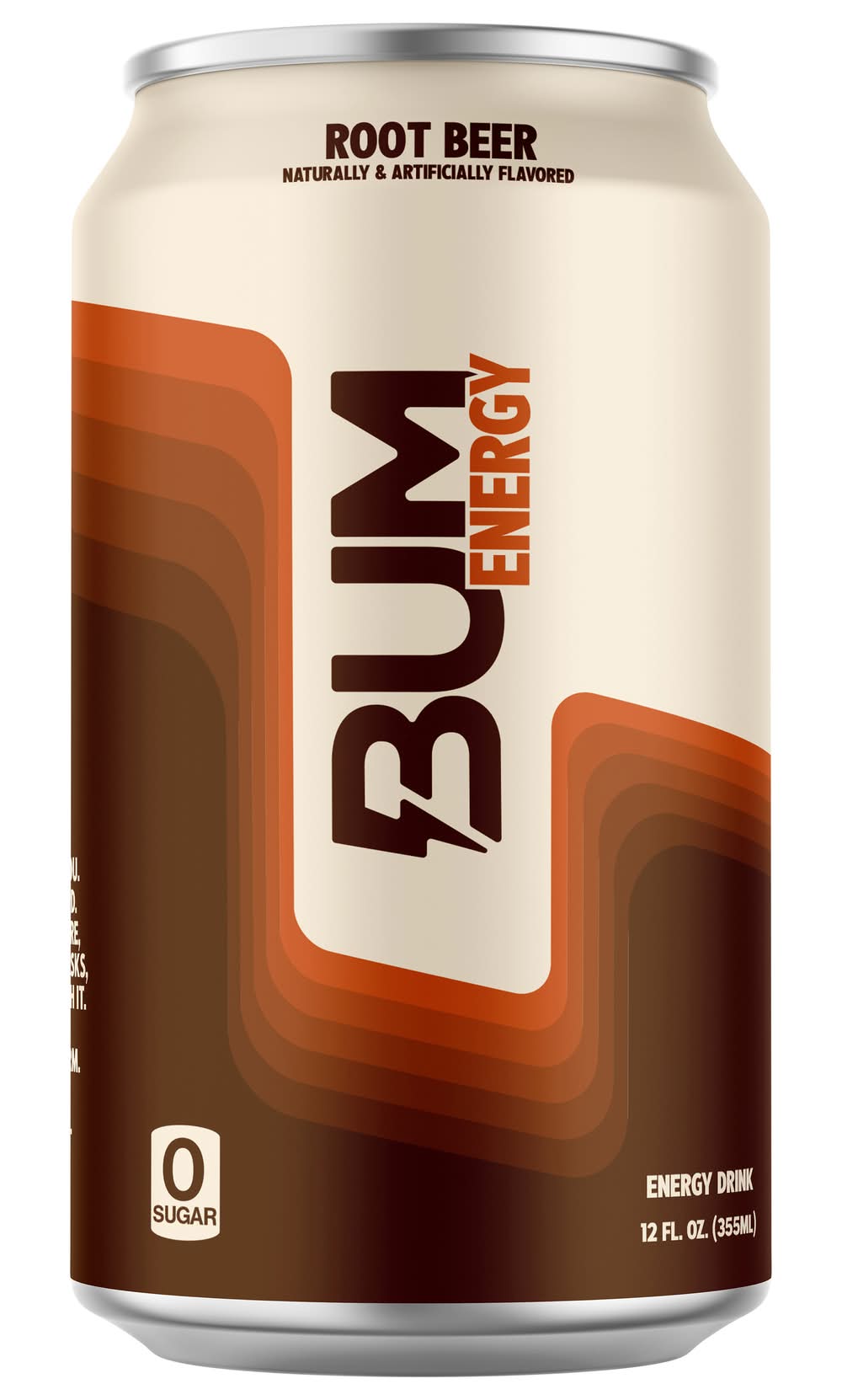 Bum Energy Zero Sugar Drink, Root Beer (12 fl oz)