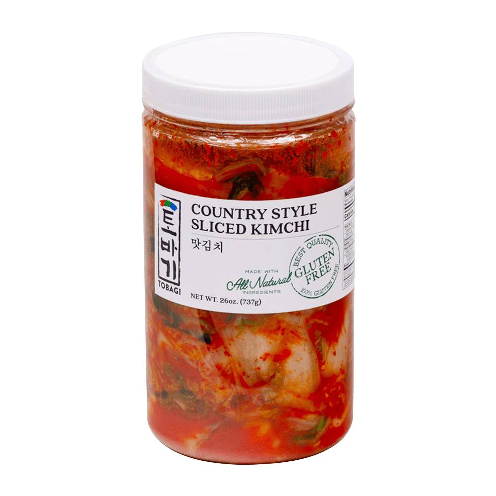 Tobagi Country Style Sliced Kimchi (26 oz)