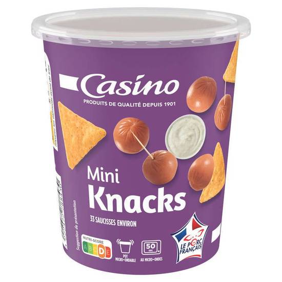 Casino Mini knacks - Pur porc - 200g
