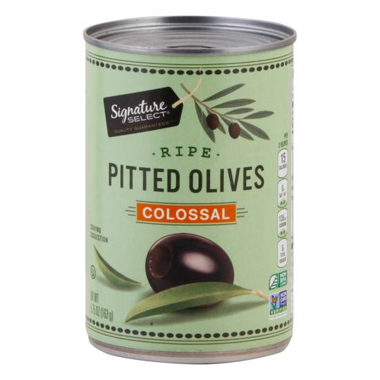 Signature Select Olives Colossal Ripe Pitted (5.8 oz)