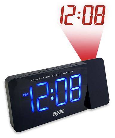 Sxe Projection Clock Radio
