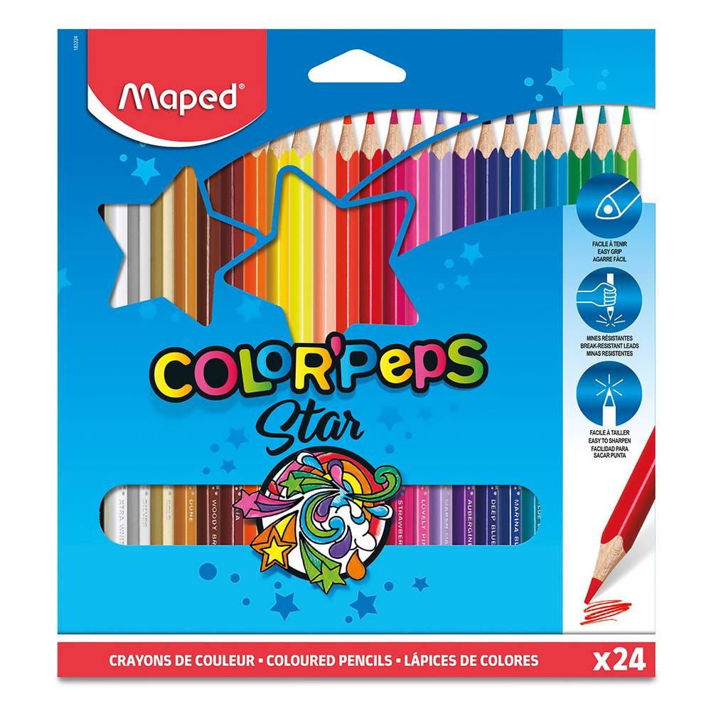 Maped · Color'peps lápices de colores (24 un)