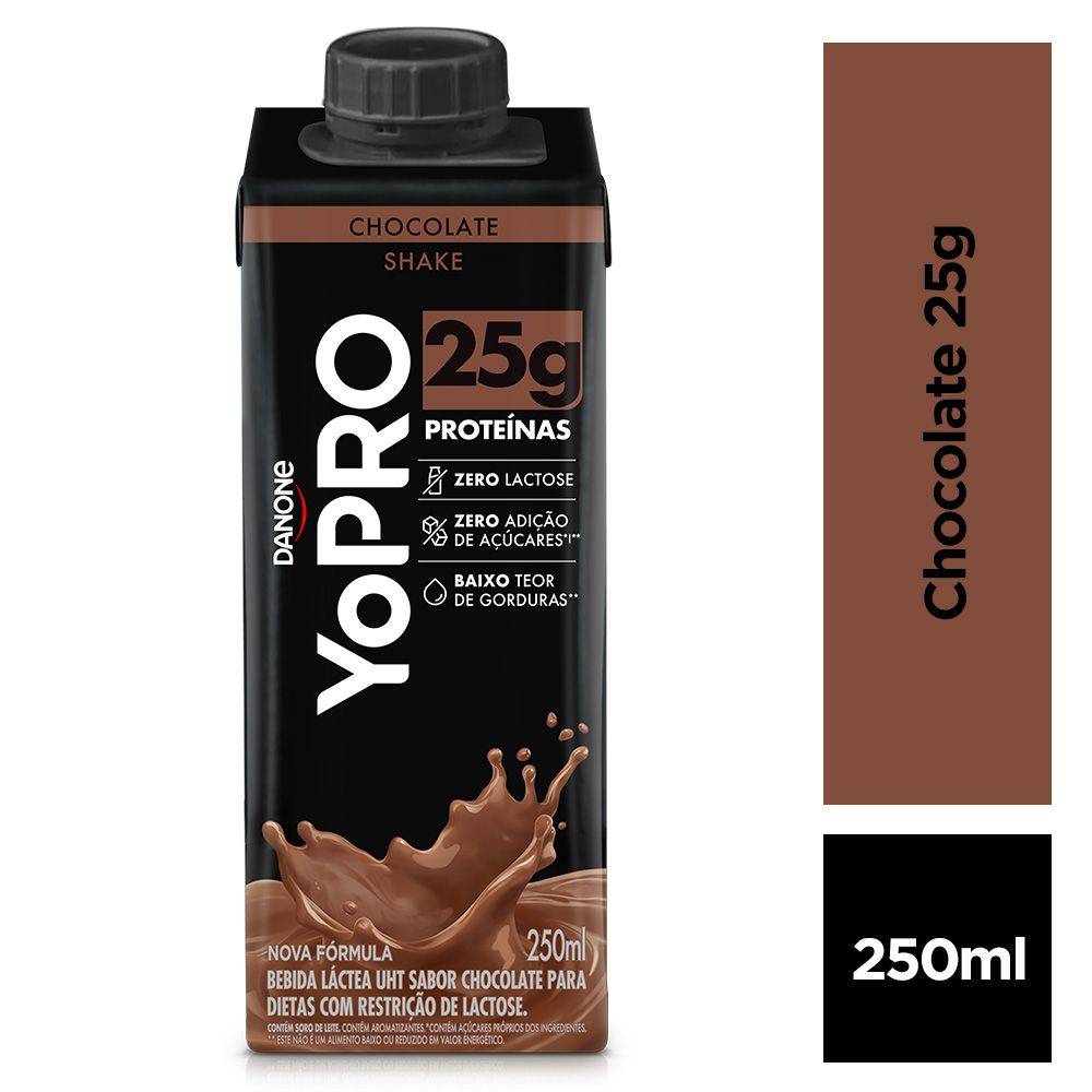 Yopro bebida láctea 25g high protein sabor chocolate (250 mL)