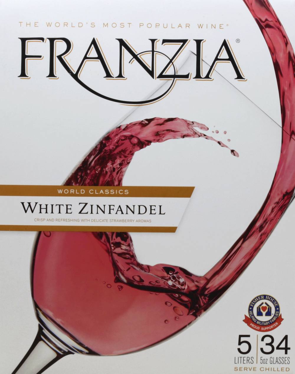 Franzia World Classics White Zinfandel Wine (5 L)