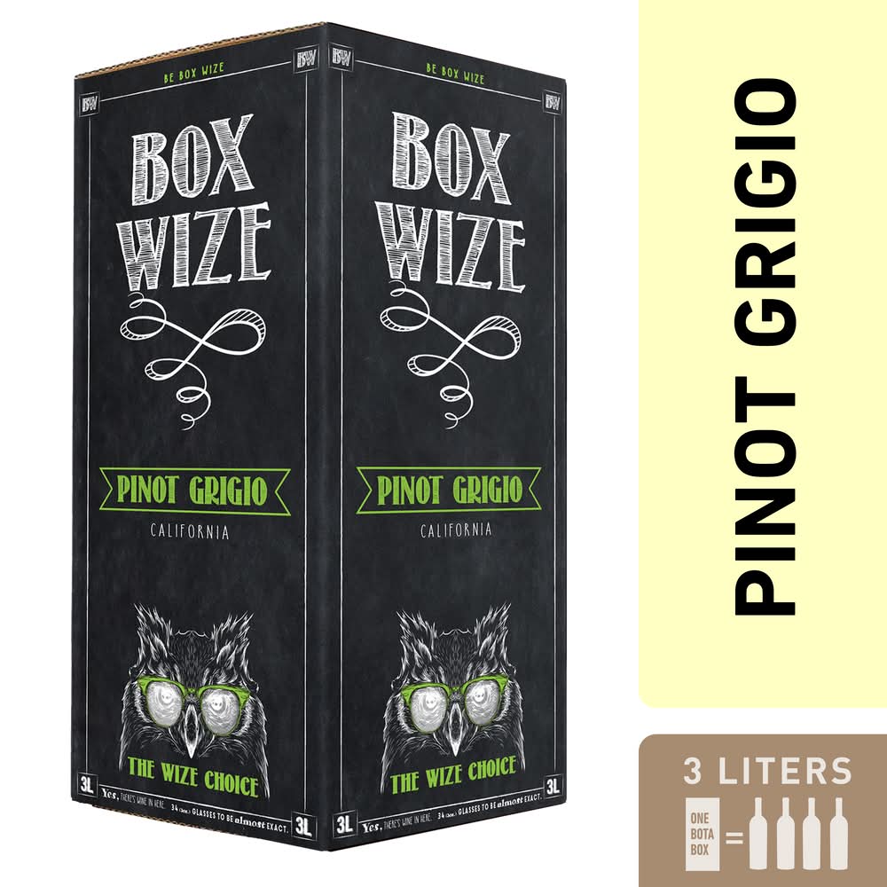 Box Wize California Pinot Grigio Wine (3 L)