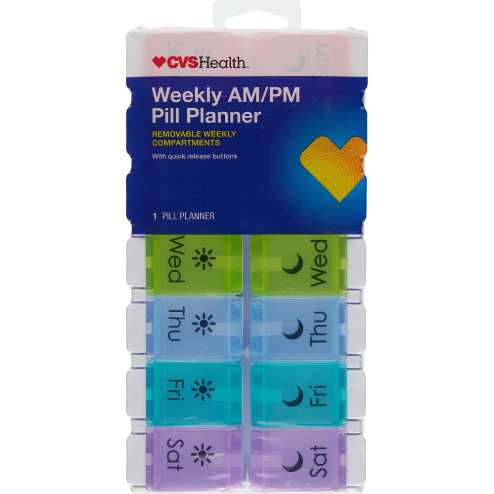 Cvs Health Weekly Am/Pm Pill Planner