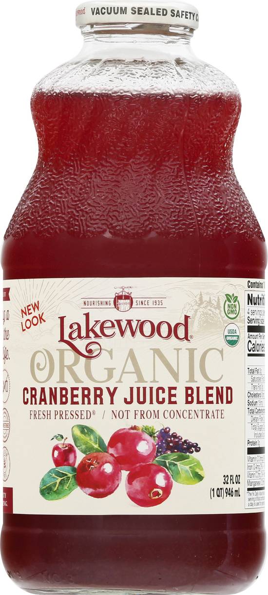 Lakewood Organic Cranberry Juice Blend (32 fl oz)