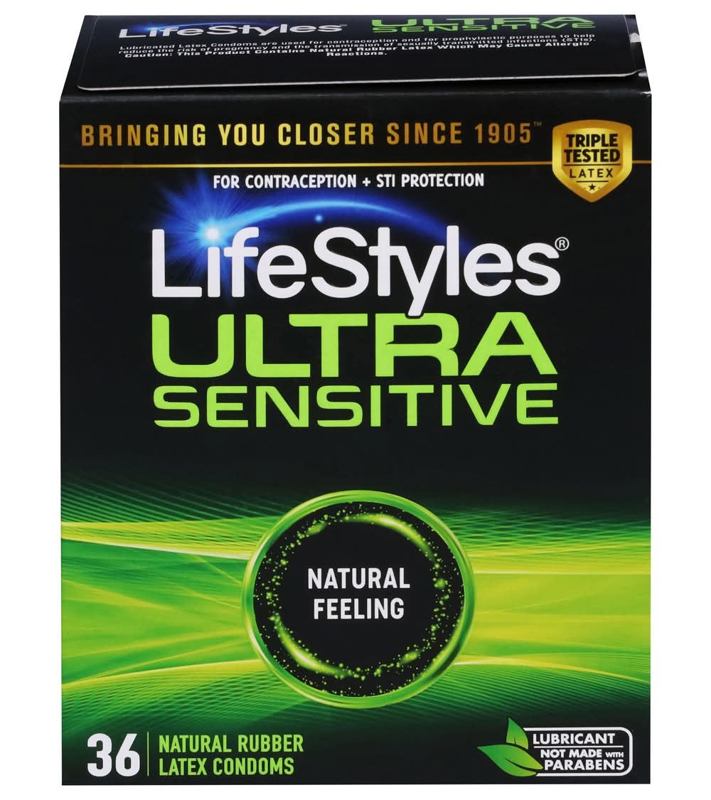 LifeStyles Ultra Sensitive Latex Condom (36 ct)