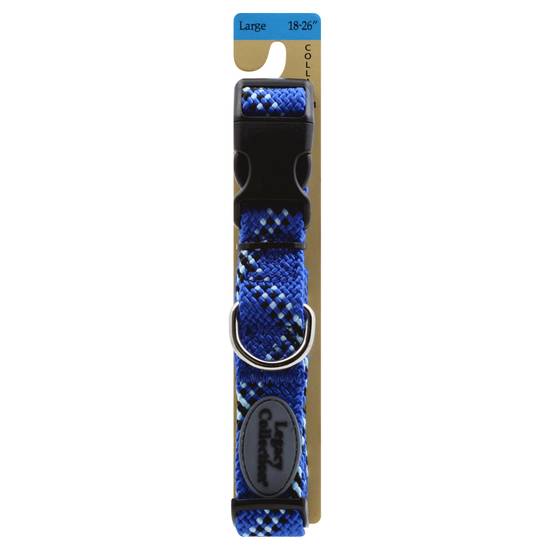 Legacy Collection Large Blue Dog Collar 18"-26"