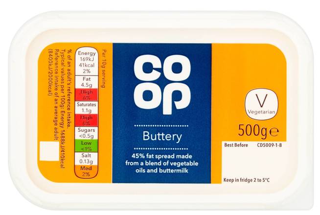COOP BUTTERY  (500G)