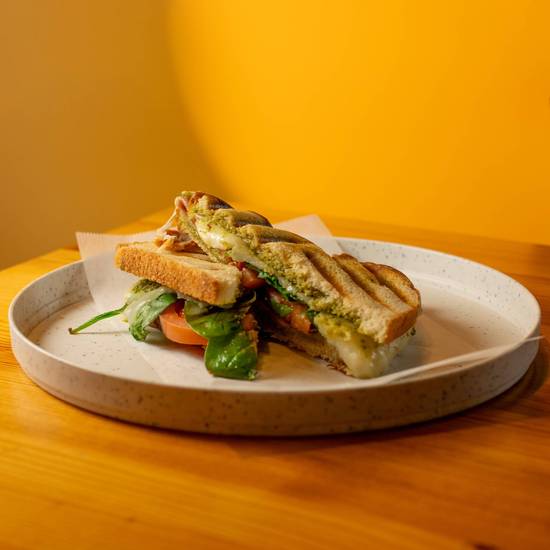 Spinach Tomato Cheese Panini