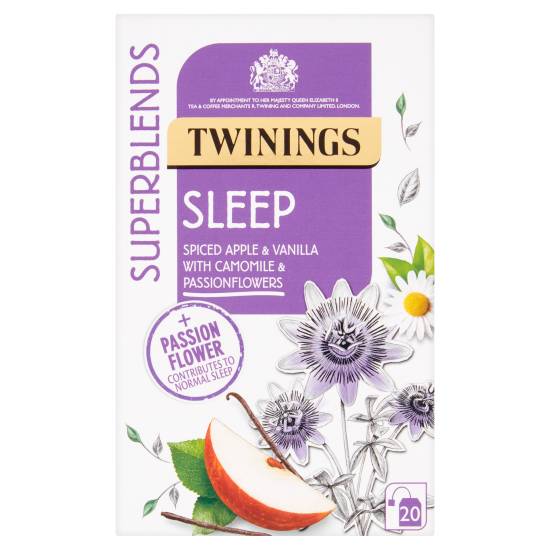 Twinings Spiced-Apple-Vanilla, Superblends Sleep Tea (20 pack)