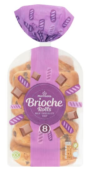 Morrisons Brioche Milk Chocolate Chip (280g)