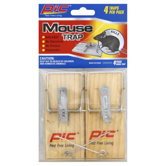 Pic Mouse Trap (4 ct)