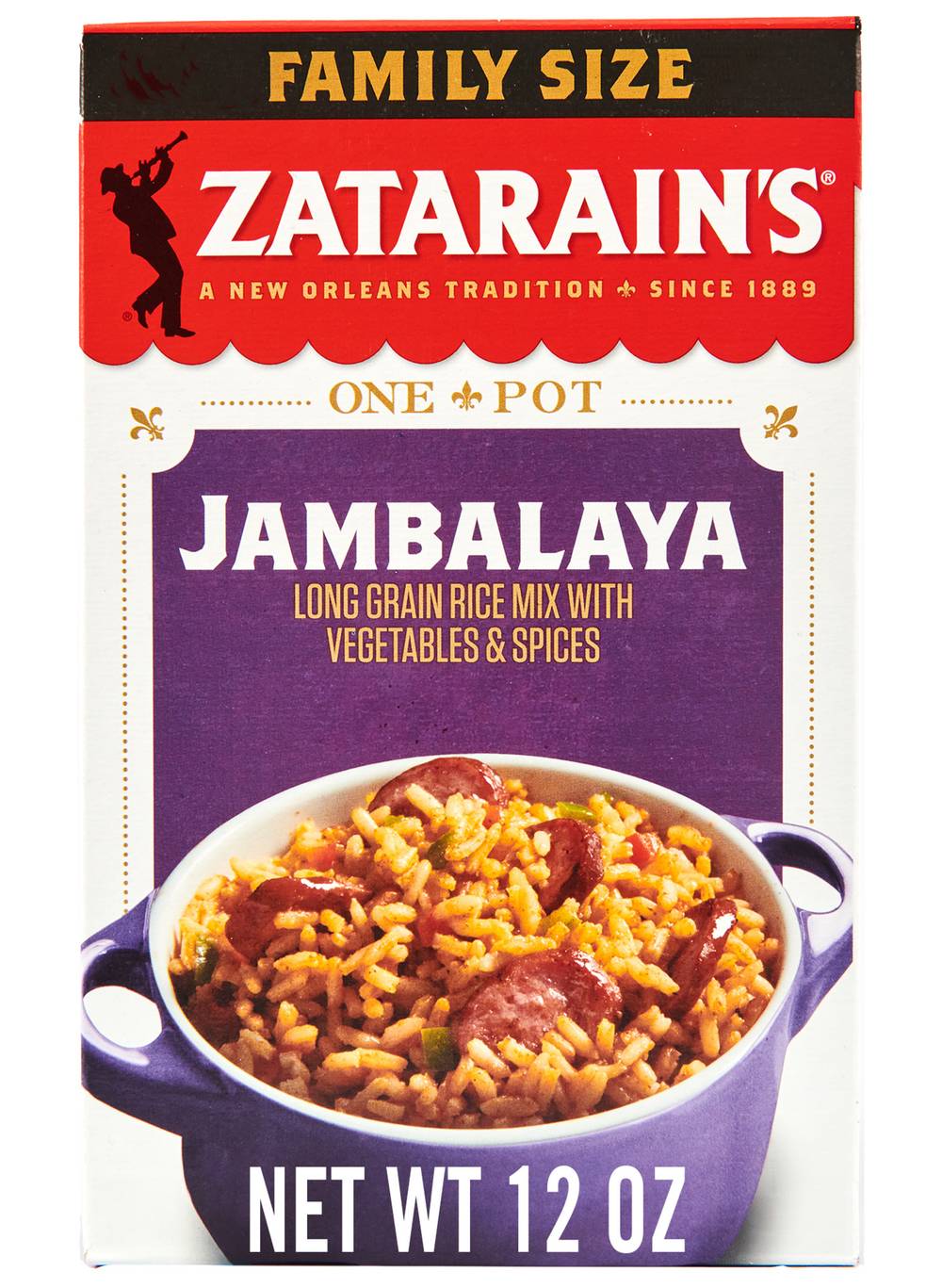 Zatarain's Jambalaya Family Size One-Pot Rice Dinner Mix (12 oz)