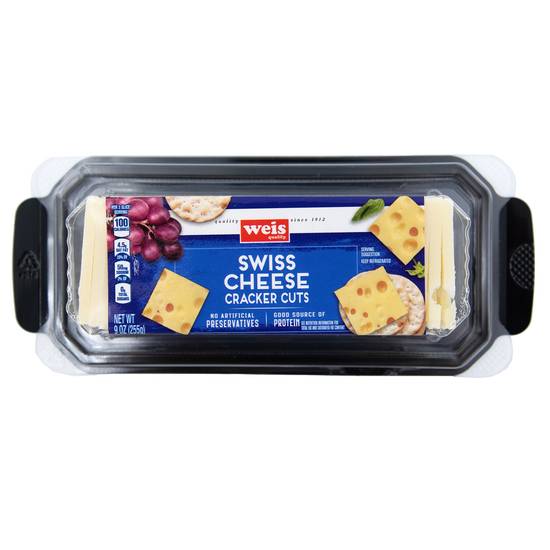 Weis Quality Cheese Cracker Cuts Swiss