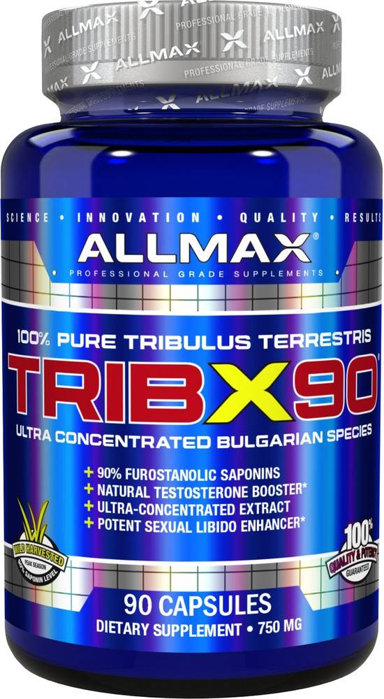 Allmax Tribx90 Capsules 750 mg (90 units)