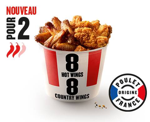 8 Country Wings & 8 Hot-Wings®