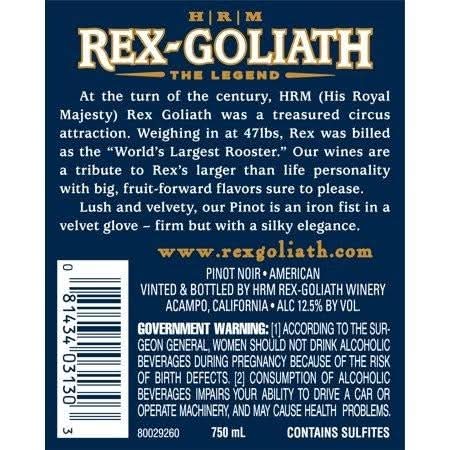Rex Goliath Pinot Noir, Red Wine