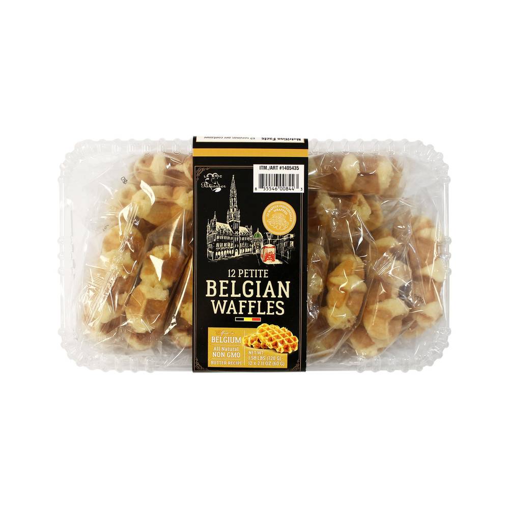 Le Chic Pâtissier Petite Belgian Waffles (2.11 oz, 12 ct)