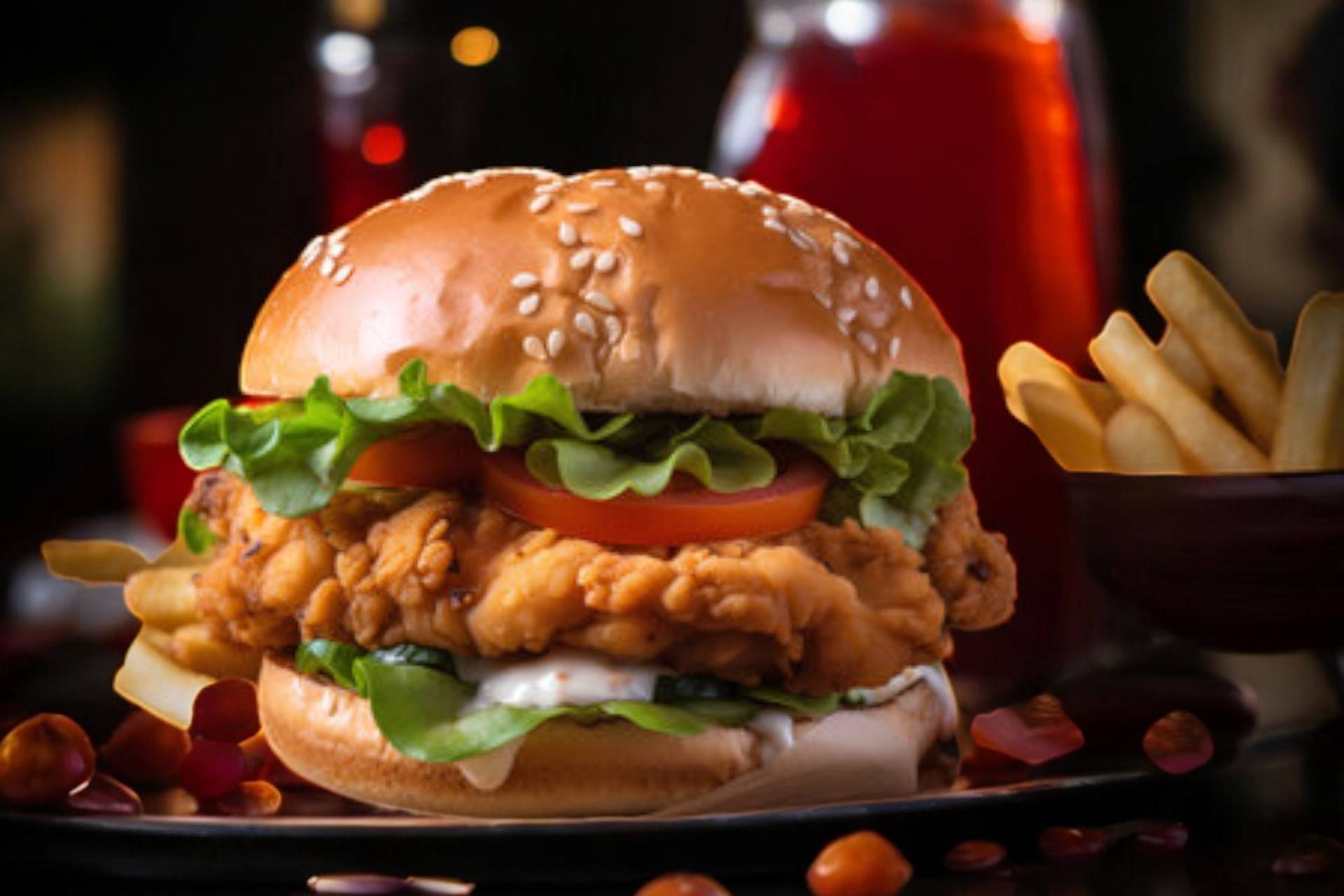 Menu Fish Burger🍔🍟🥤