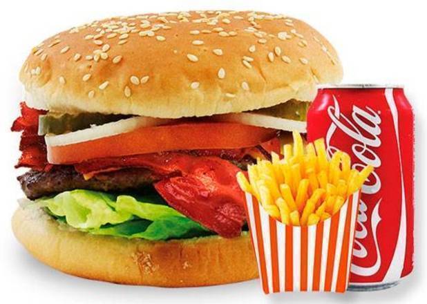 Bacon Cheese Burger Combo
