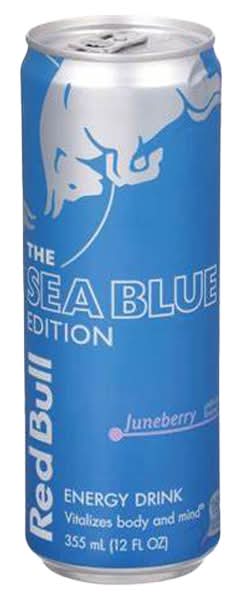 Red Bull Sea Blue Juneberry Energy Drinks 12oz