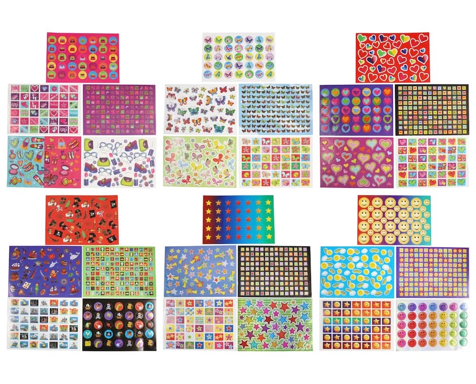 Jot Colorful Stickers, 300-ct. Packs
