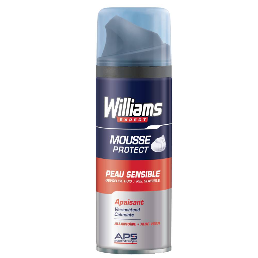 Williams - Mousse à raser peaux sensibles (200ml)