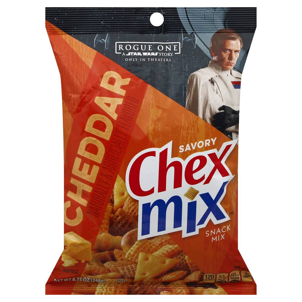 Chex Mix Snack Mix (cheddar, savory)