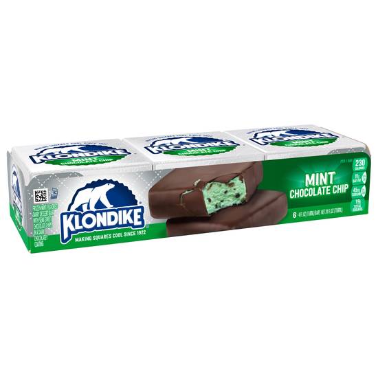 Klondike Mint Chocolate Chip Ice Cream Bars (6 ct)