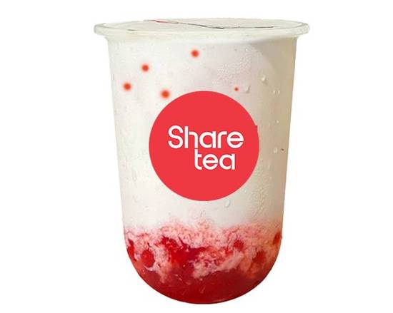 Strawberry Popping Pearl Yoghurt