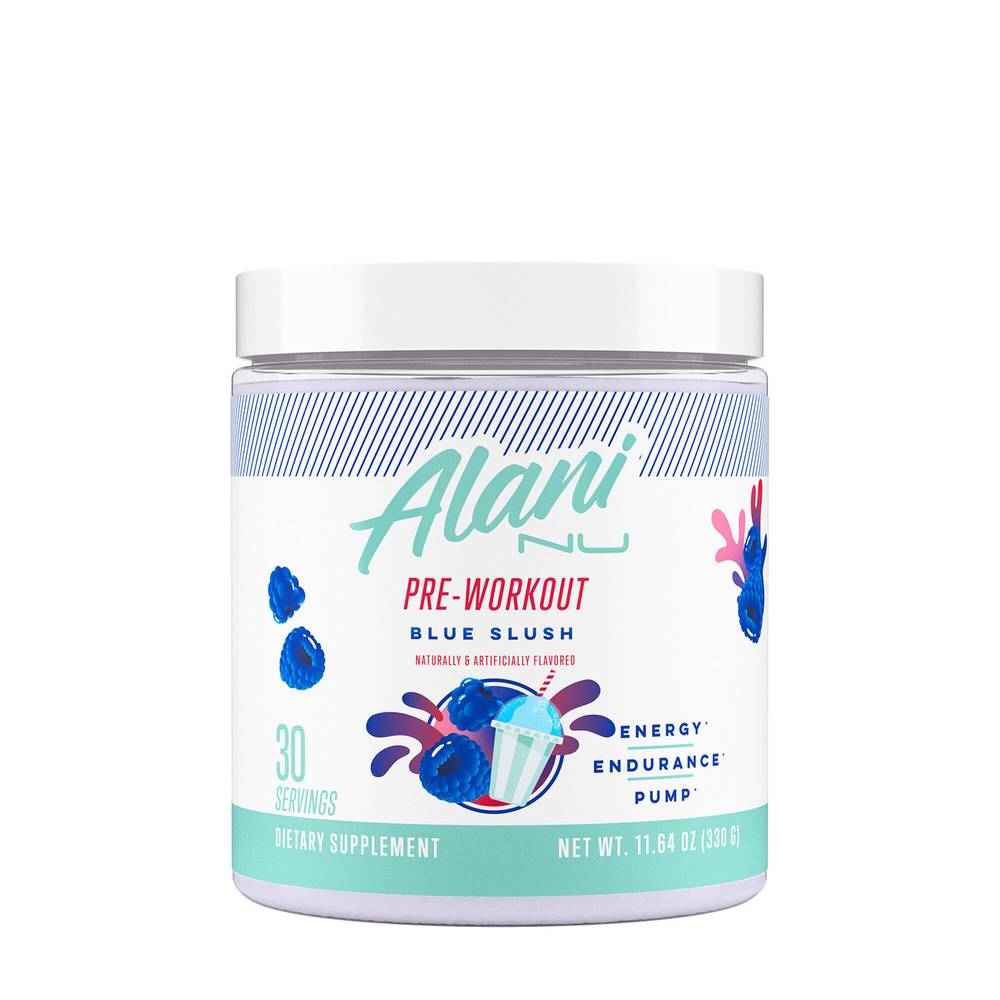 Alani Nu Pre-Workout Energy Pump (11.64 oz) (blue slush)