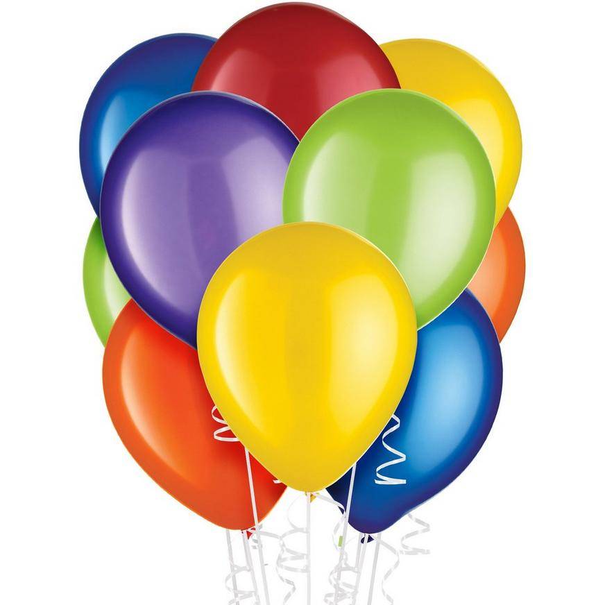 Party City Pearl Pastel Balloons, 12in, Assorted (72 ct)