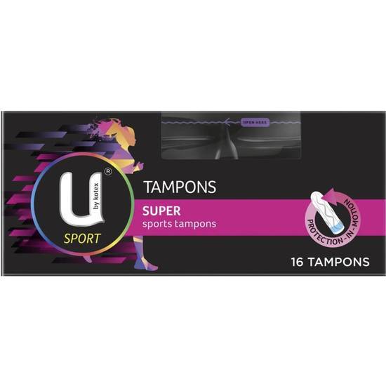 U by Kotex Super Sport Tampons Delivery Near Me Order Online Uber Eats