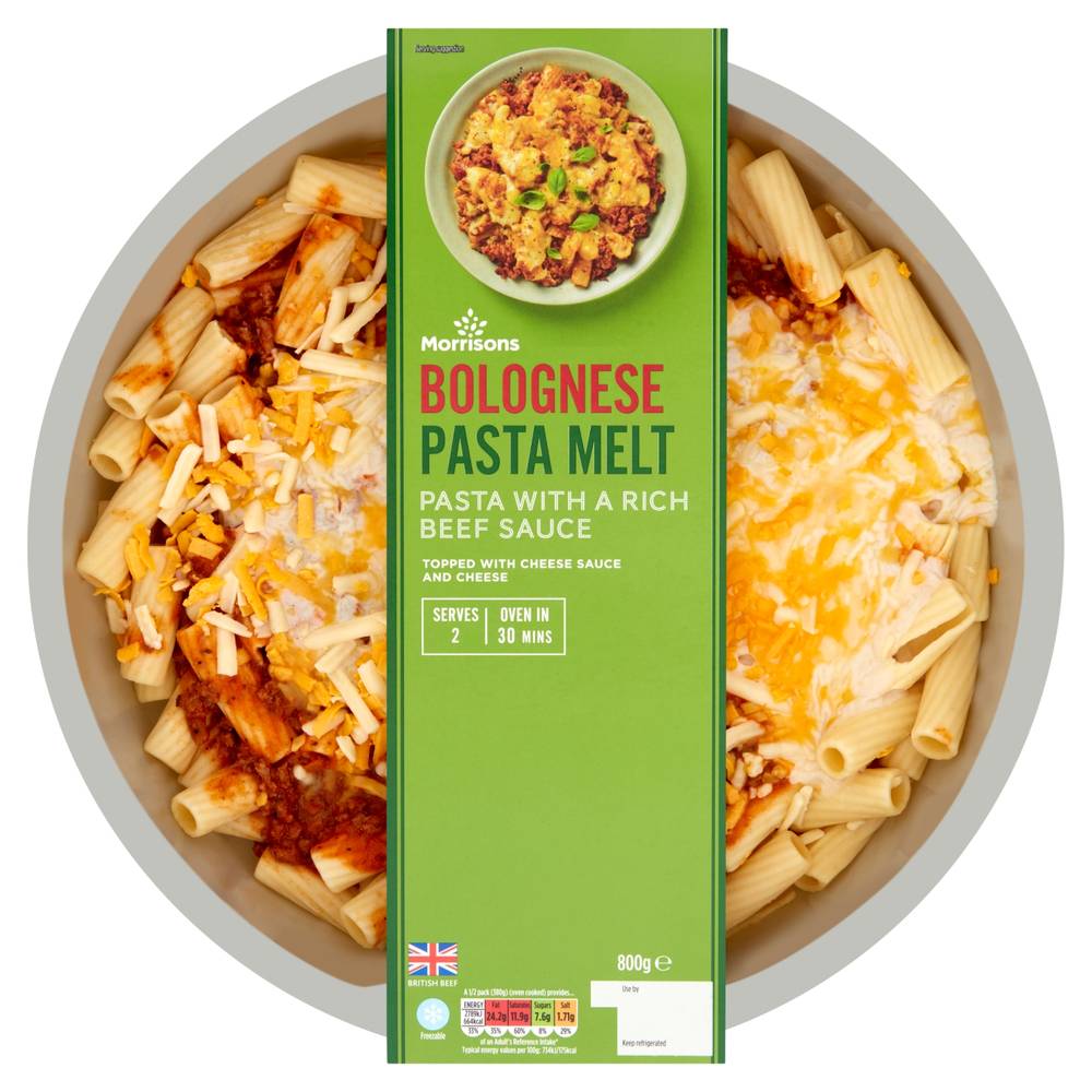 Morrisons Bolognese Pasta Melt (800g)