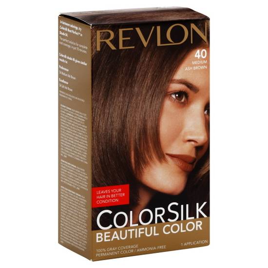 Revlon Colorsilk 40 Medium Ash Brown Hair Dye