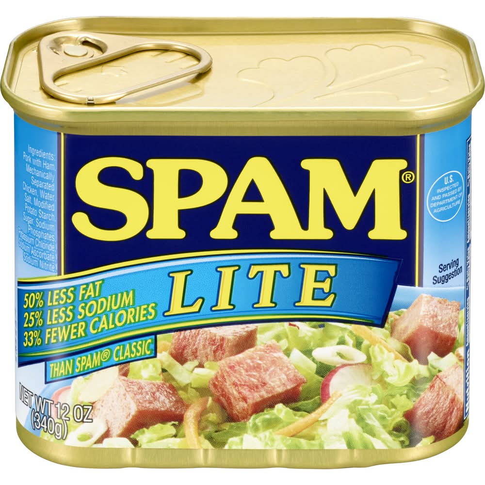 Spam Lite Canned Cooked Meat (12 oz)