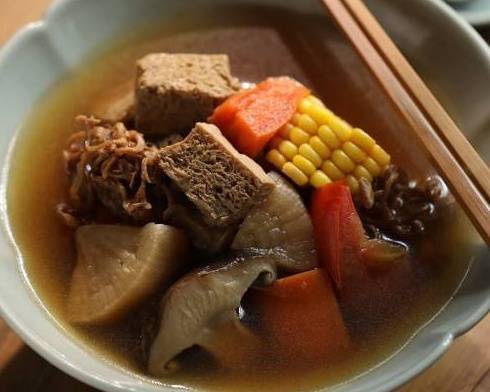 培仁蔬食-紅燒湯(全素) Pei Ren Vegetable Food-Braised Soup (Vegetarian)
