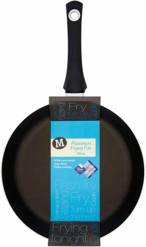 Morrisons 28 cm, Home Aluminium Frying Pan