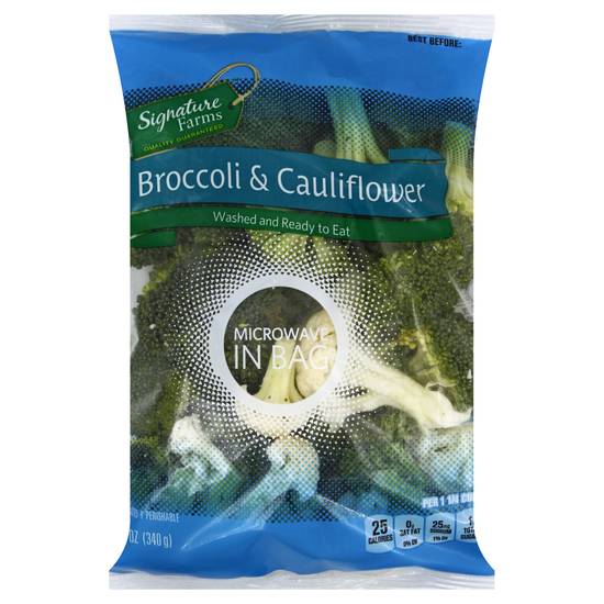 Signature Farms Broccoli & Cauliflower (12 oz)