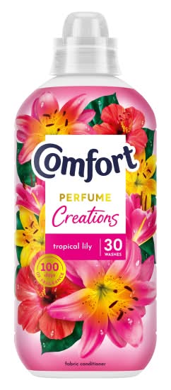 Comfort Tropical Lily, Perfume Creations Fabric Conditioner 30 Washes (900ml)