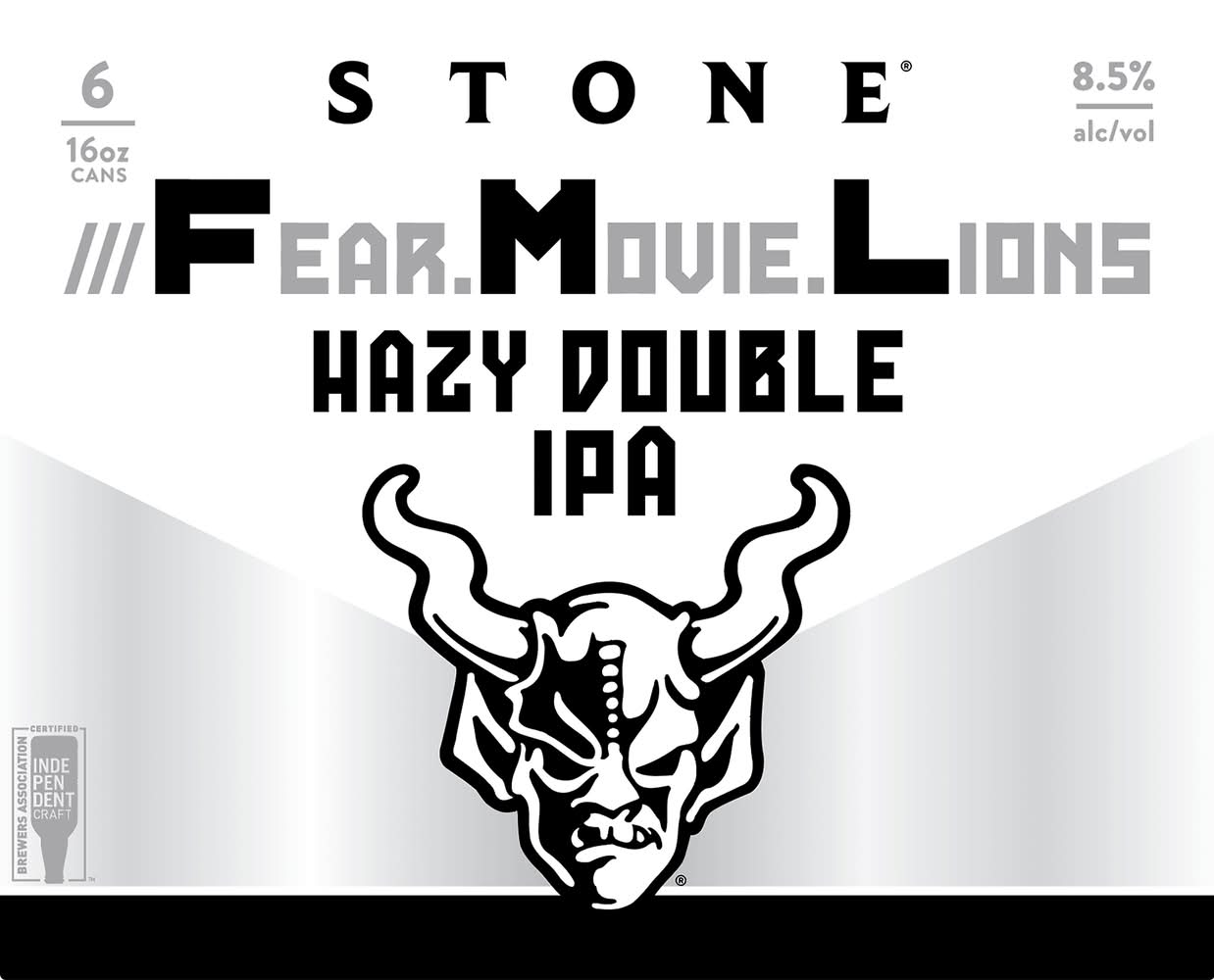 Stone Fear Movie Lions Hazy Double Ipa Beer (6 x 16 fl oz)