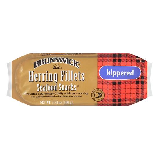 Brunswick Kippered Herring Fillets Seafood Snacks