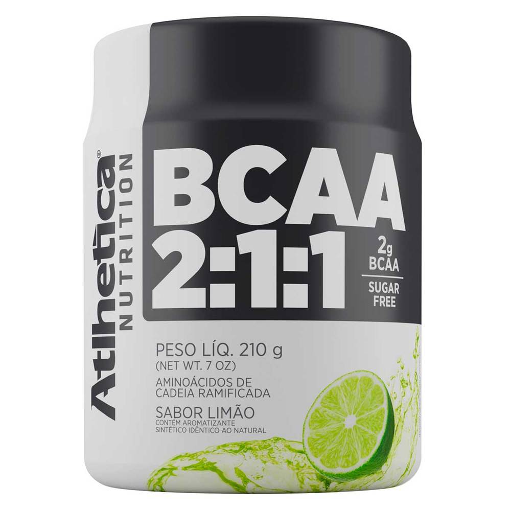 Athletica bcaa 2:1:1 limão (210g)