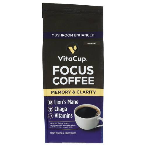 Vitacup Focus Blend Infused Ground Coffee
